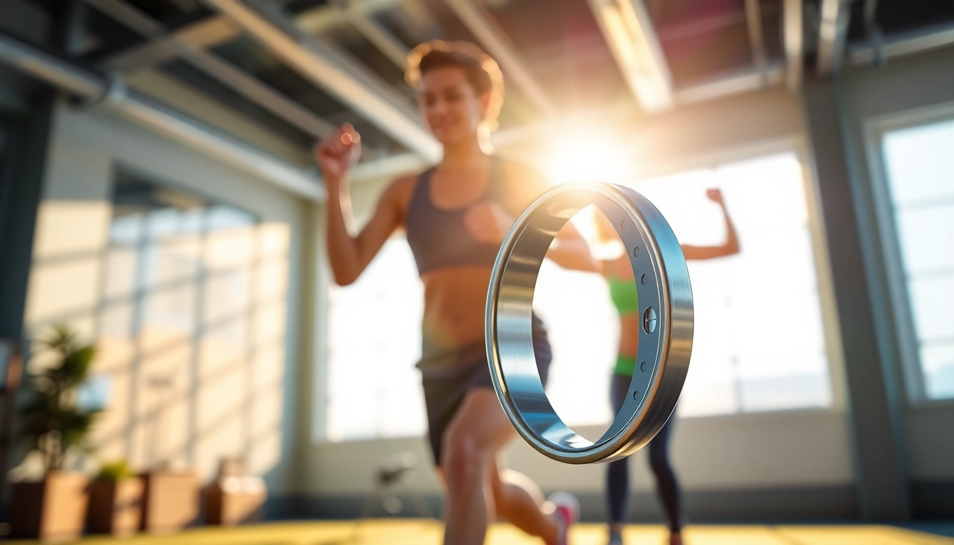 Enhance wellness with a Health Ring, showcasing advanced fitness tracking features.