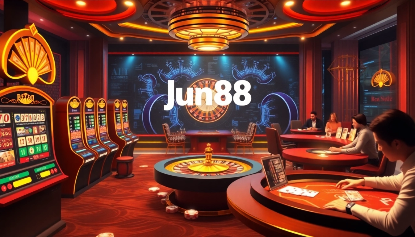 Experience the thrill of online gambling with link jun88 featuring vibrant slot machines and engaging card games.