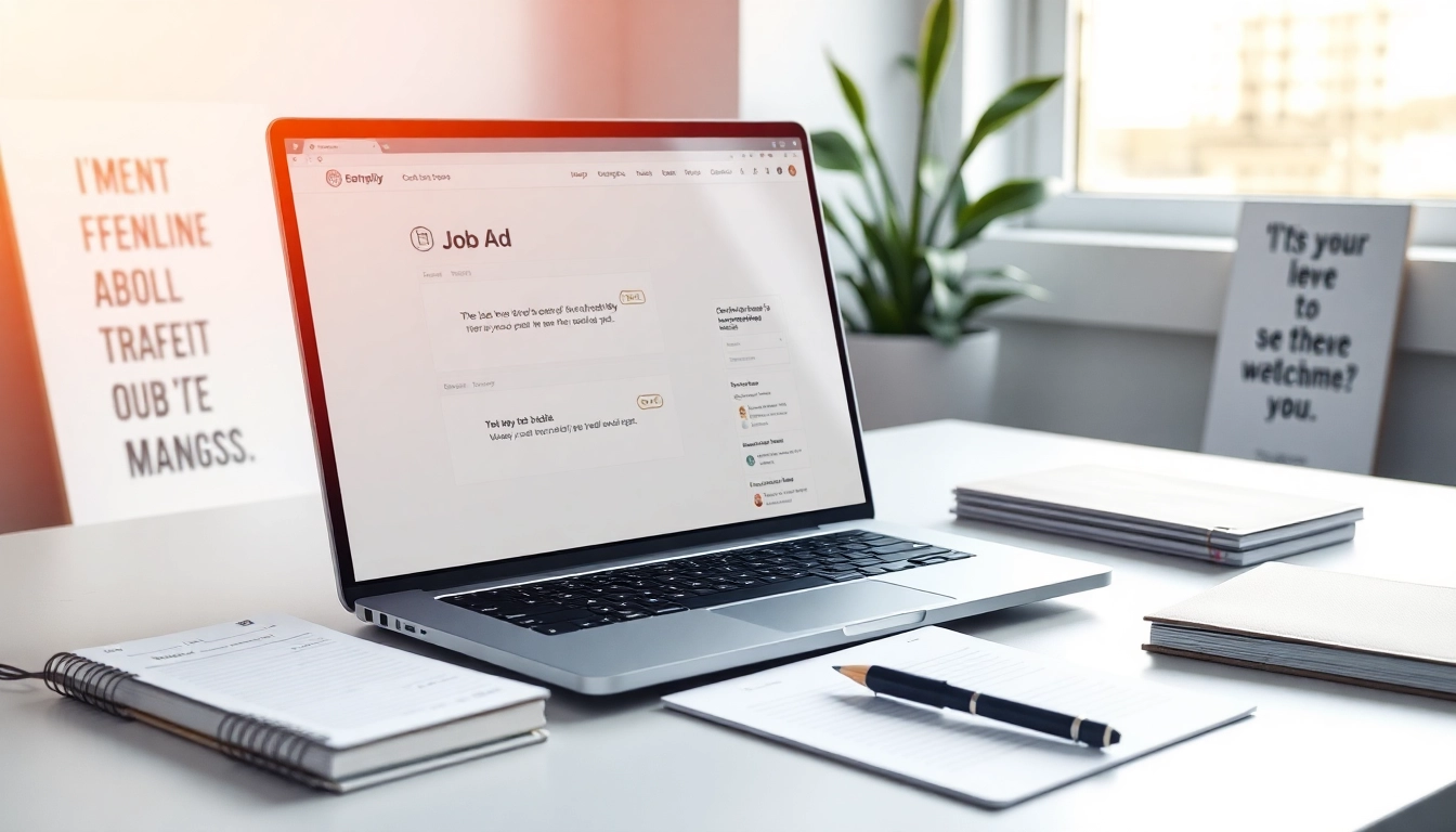 Submit your free job post using innovative digital tools and inspired workspace.