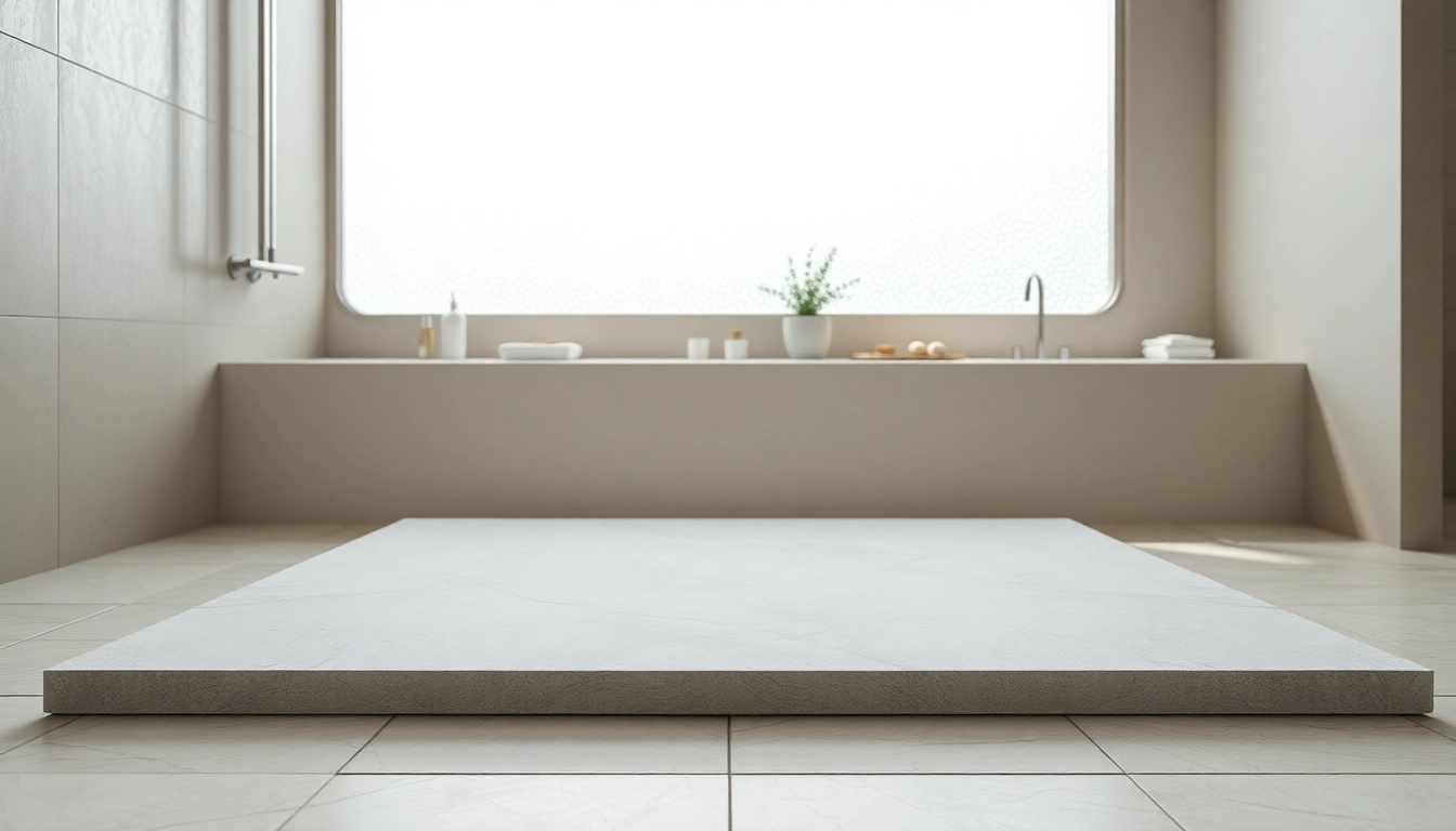 Scopri il piatto doccia elegante in una raffinata ambientazione bagno moderna.