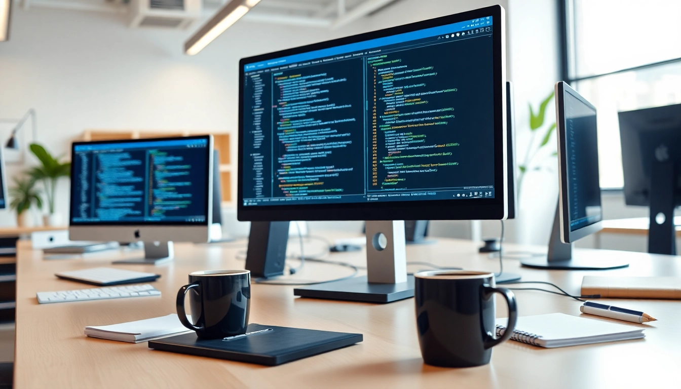 Engaging test automation tools showcased in a professional workspace focusing on DoesQA.