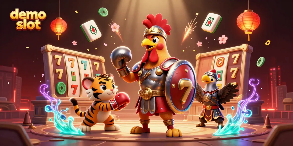 Menangkan jackpot dengan demo slot dalam ilustrasi kasino yang cerah dan detail