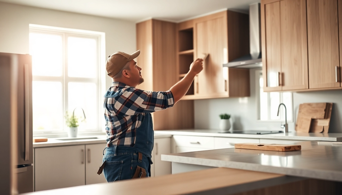 Transform your space with expert home renovation services in a beautiful kitchen setting.