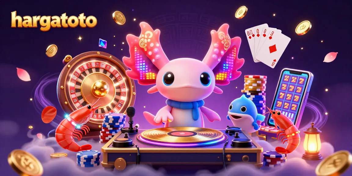 Experience the exciting world of hargatoto with dynamic casino action featuring colorful characters and vibrant gambling elements.