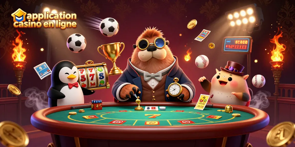 Jouez avec l'application casino en ligne et gagnez des jackpots tout en profitant d'une scène de casino dynamique.