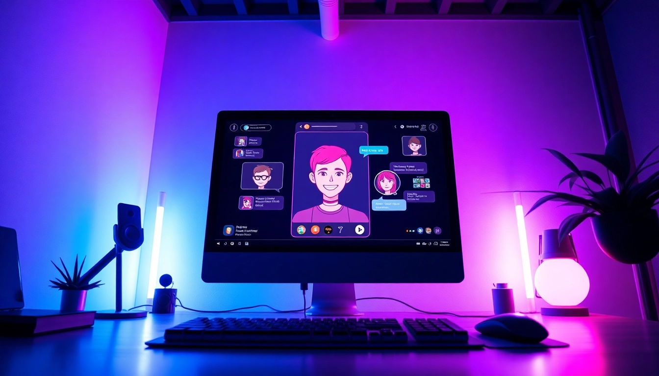 Engaging character AI NSFW chat interface with customizable features and vibrant digital elements.