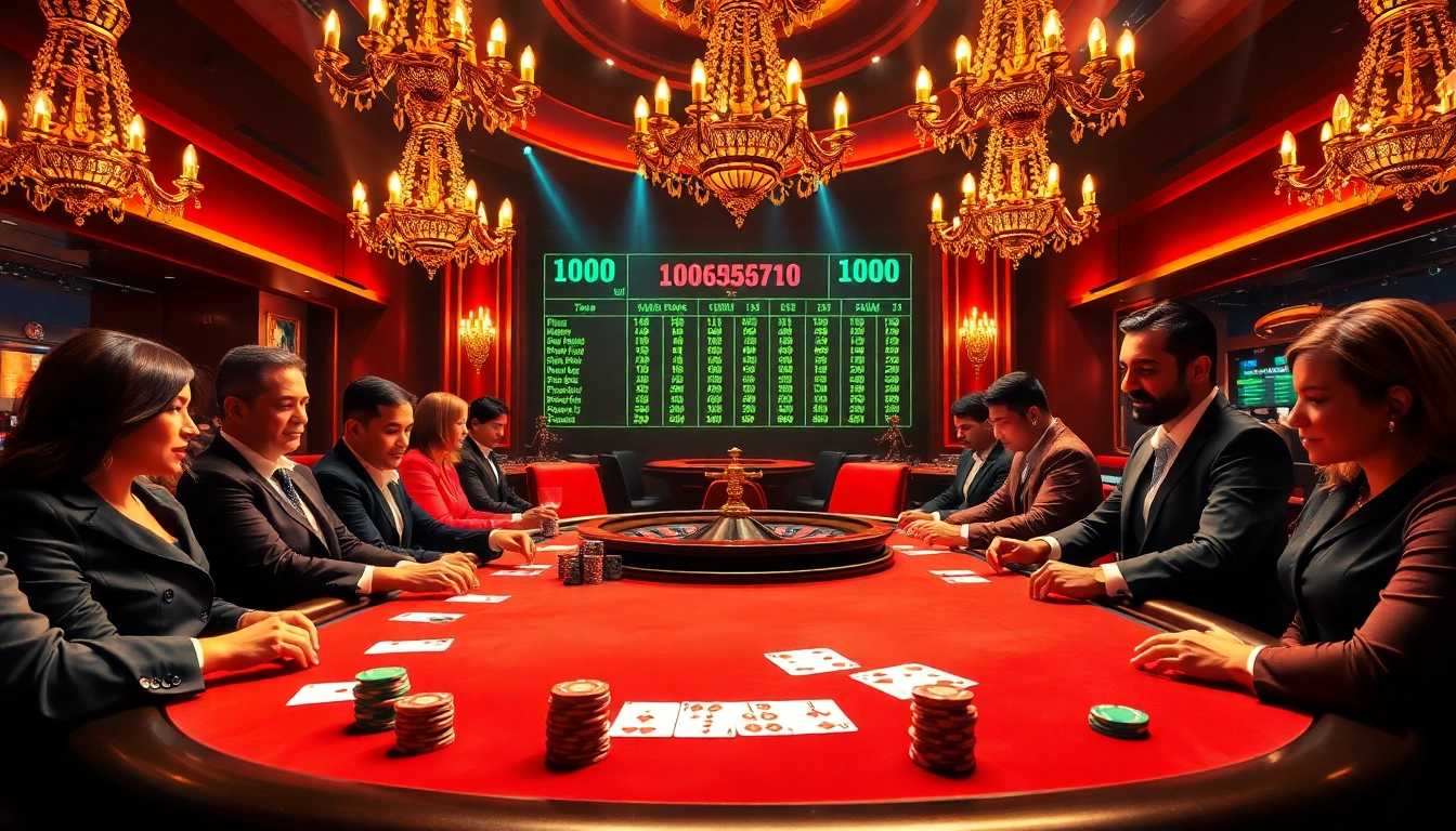 Rasakan sensasi kemenangan di jmacdonaldphoto.com dengan adegan kasino glamor yang menampilkan aksi poker taruhan tinggi.