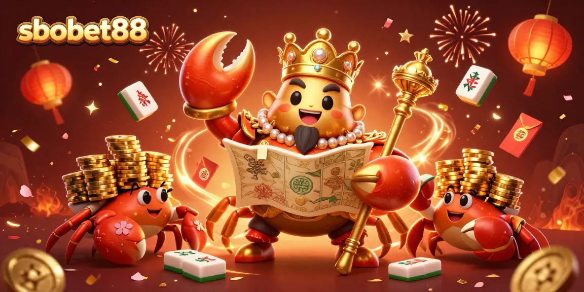 Experience winning strategies with sbobet88 in an exciting casino illustration showcasing rich game elements.