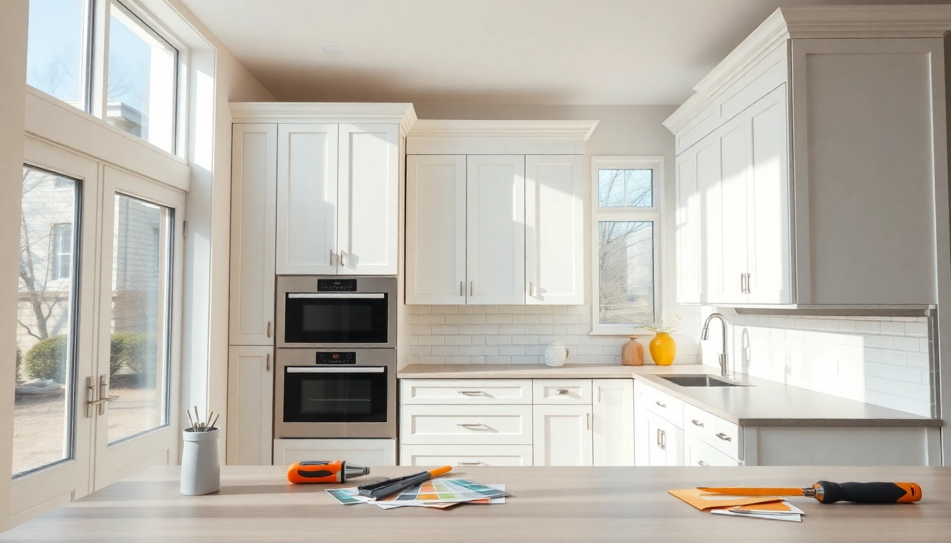 Showcasing stunning Cabinet Refacing Clearwater FL with modern cabinetry transformations in a bright kitchen.