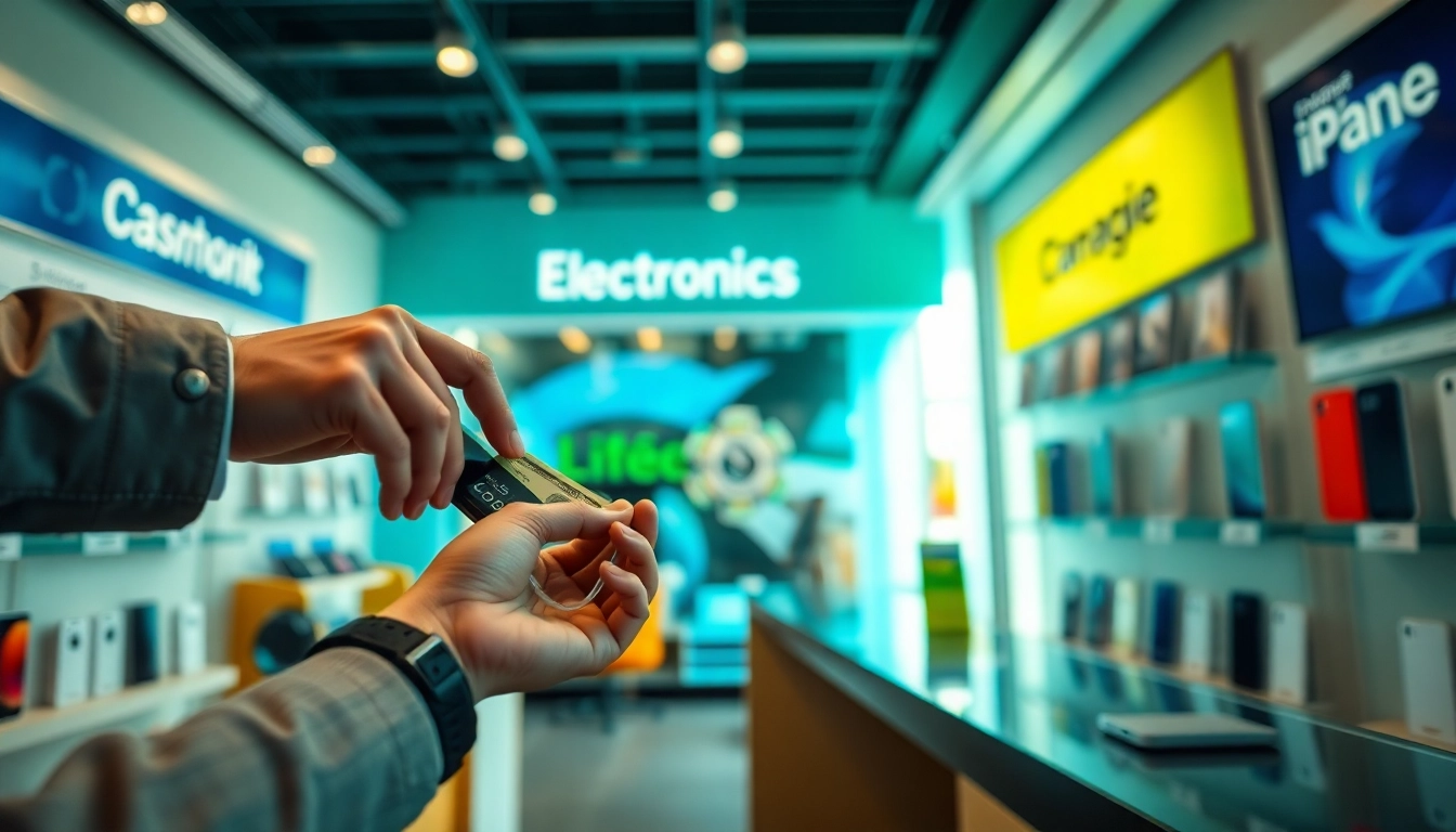 Engaging scene of fast phone cash transaction highlighting smartphones and cash exchange.