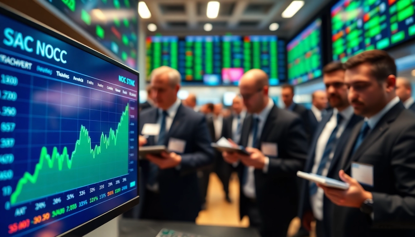 NOC stock price dashboard showcasing real-time updates with financial analysis.