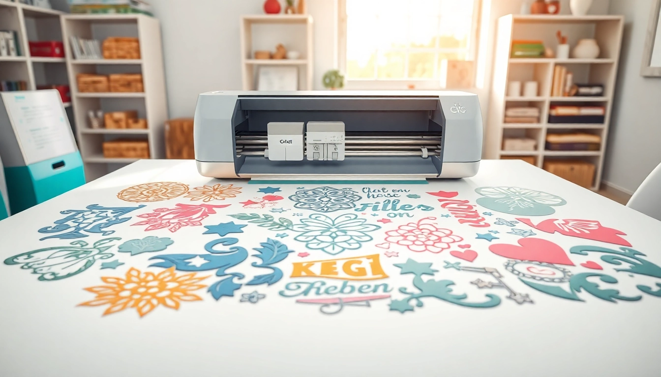 Create stunning projects with SVG cut files free download presented in a vibrant crafting workspace.