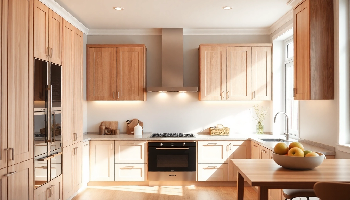 Elevated view of cabinet refacing in a stylish kitchen, showcasing Cabinet Refacing Saint Petersburg FL features.