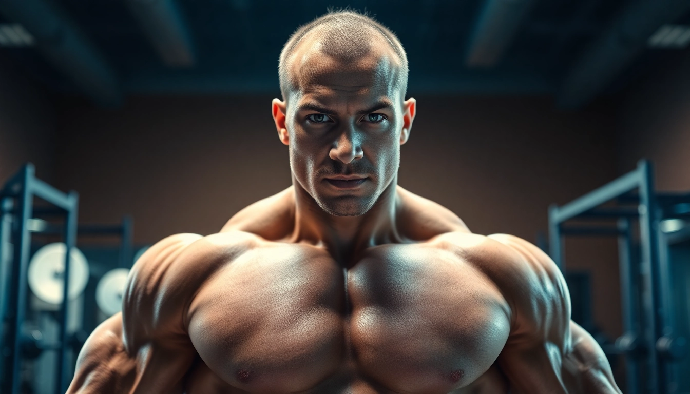 Bodybuilder emphasizing strength and muscle definition in the context of uk sarms.
