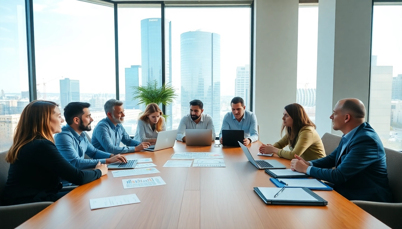 Illustration of a business meeting discussing pip meaning in a professional setting, emphasizing collaboration.