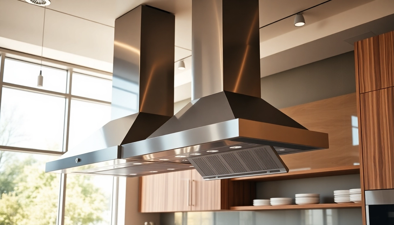 Browse a collection of stylish and functional hoods for modern kitchens.