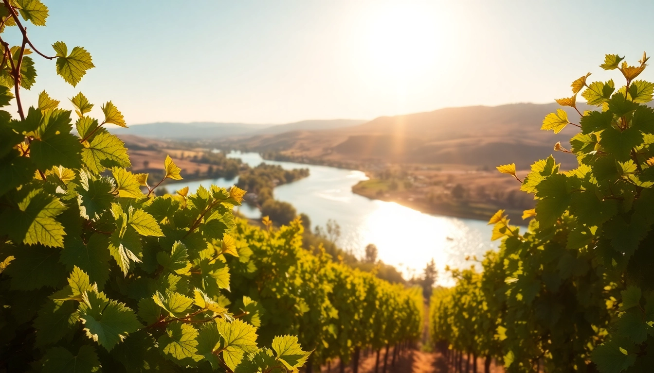 Experience majestic vineyards and serene river views in clarksburg ca, capturing the town's charm.