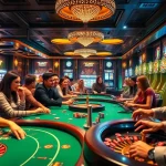 Experience the thrill of winning at KJC AC 2 with vibrant casino tables and excited players.