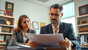 Consulting with a client at https://www.fritschlawfirm.com showcasing professional legal advice.