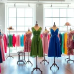 Shop the latest styles at a contemporary Clothing store with vibrant apparel displays.