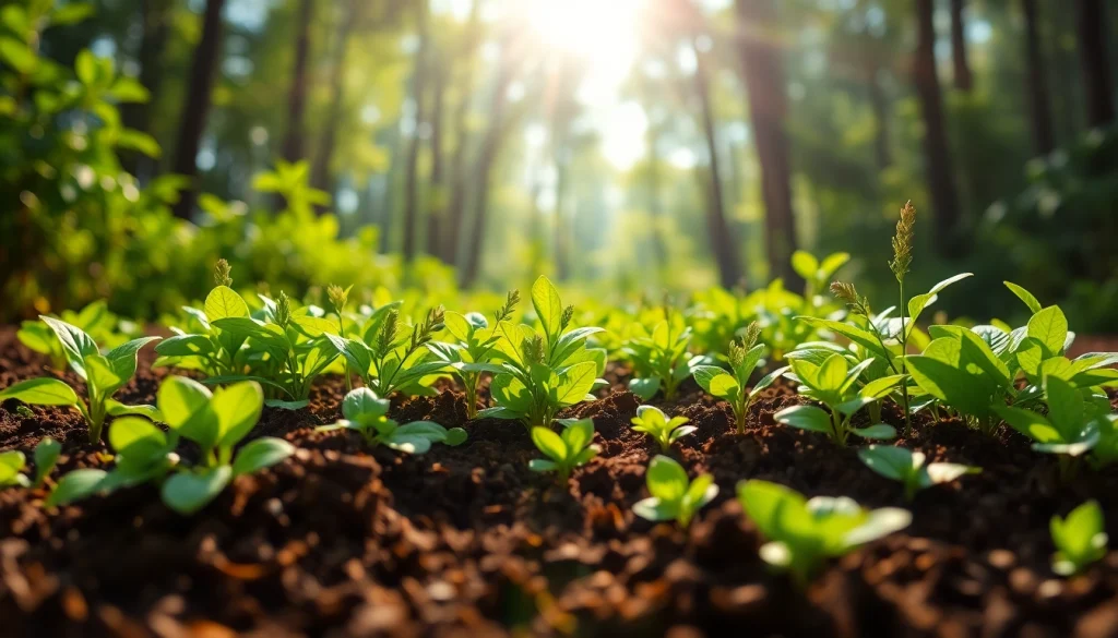 Showcase sustainable growth with plants at https://www.unsustainablemagazine.com highlighting environmental harmony.