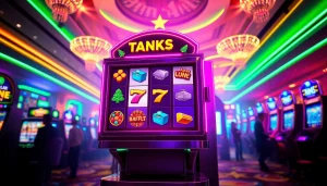 Menyaksikan keseruan bermain tank4d toto slot di mesin slot modern yang berkilau.