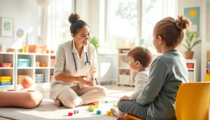 Engaging child therapy session at https://www.kiddsaba.com focusing on supportive interactions.