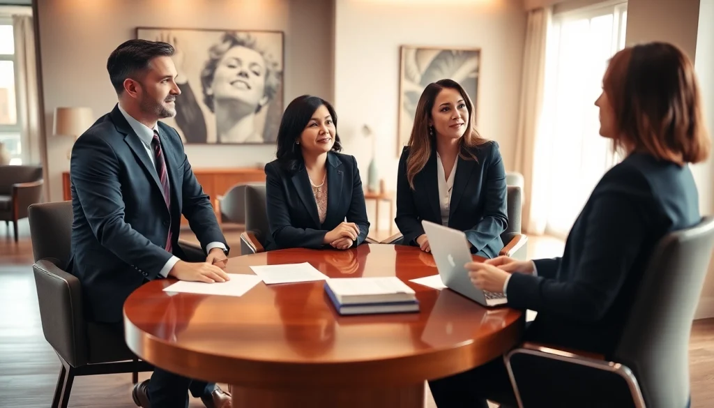 Consult attorneys at https://www.turnpikelaw.com in a professional office during a client meeting.