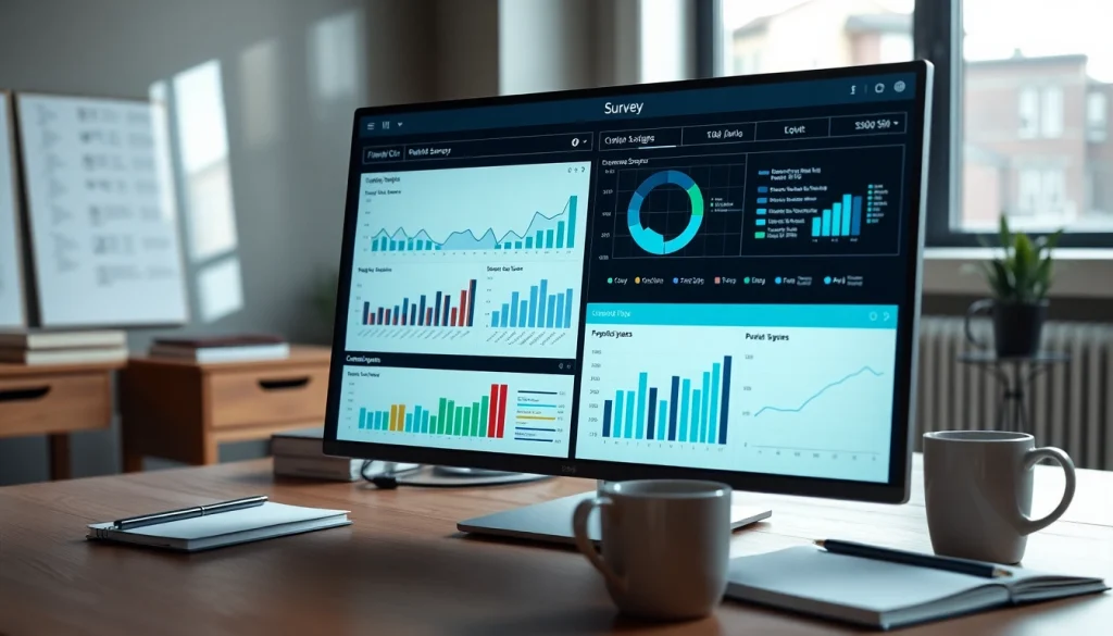 Interactieve enquête resultaten op https://enqueteplein.nl weergegeven op een desktop