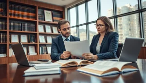 Consult with a personal injury attorney at https://www.turnpikelaw.com in a modern office, showcasing professionalism.