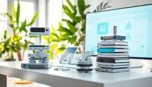 Explore effective AI tools at https://best-ai-tools.org with a modern digital workspace showcase.