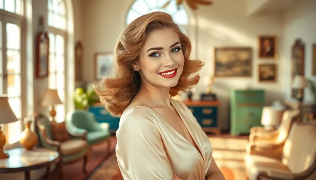 Explore the nostalgic glamour of the Varga girl at https://www.esquirevargas.com with a stunning vintage portrait.