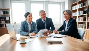 Consulting session at southerninjury.com with a professional attorney guiding a client.