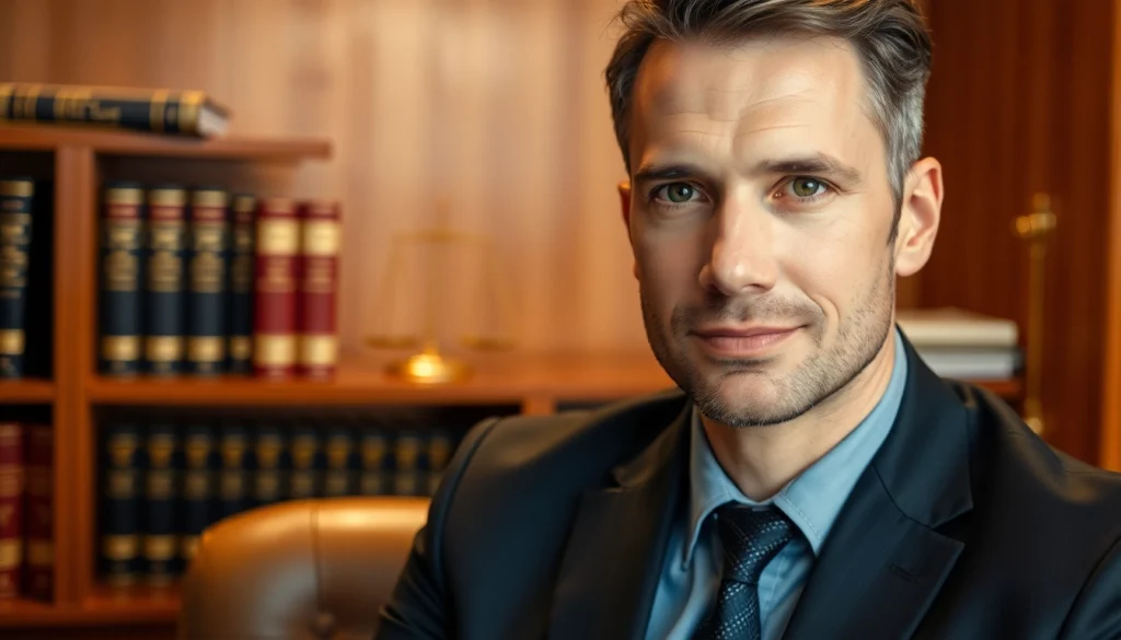 Attorney engaged in conversation highlighting their expertise on https://www.shiverhamilton.com in a well-lit office.