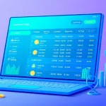 Trending Coins listing showcase with a user-friendly interface and vibrant graphics.