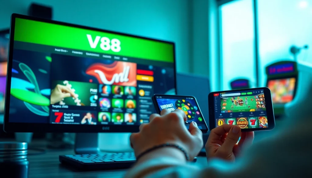 Experience the seamless interface of TV88, the trusted online gaming platform for 2025, highlighting user engagement and security.
