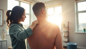 Engaging healthcare consultation at https://www.drzavosh.com, showcasing personalized chiropractic assessment.