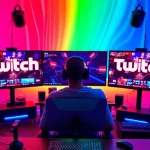 Enhance your streaming experience at https://streamgen.cc with a professional gaming setup featuring vibrant Twitch clips.