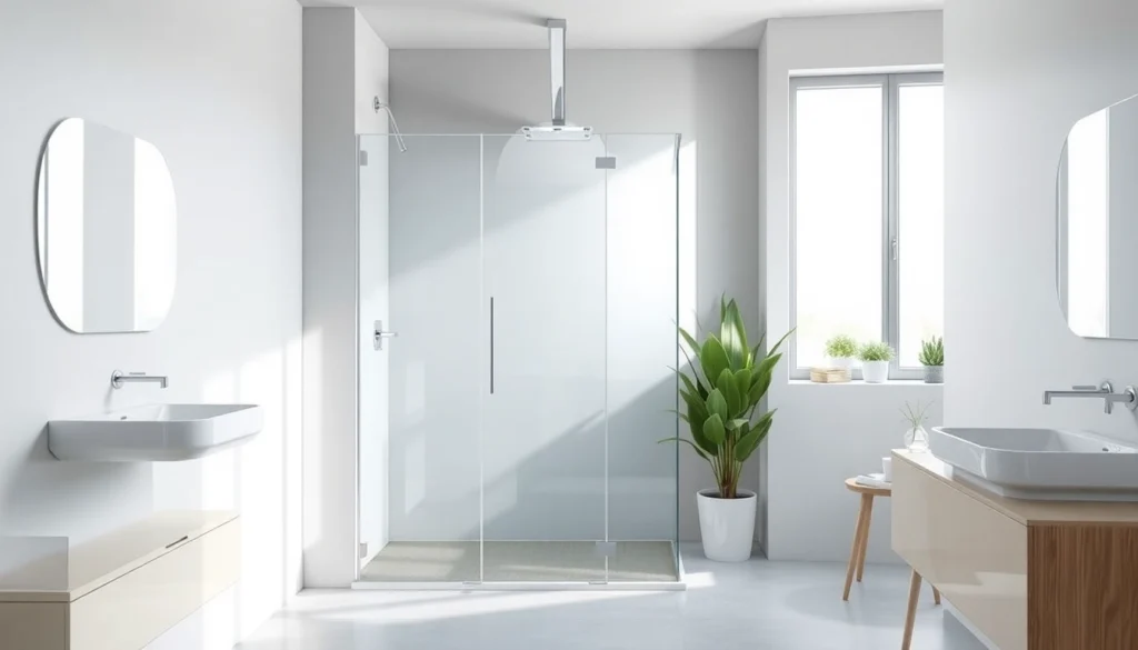 Installer une paroi de douche sirhona élégante dans une salle de bain moderne avec des détails chromés.