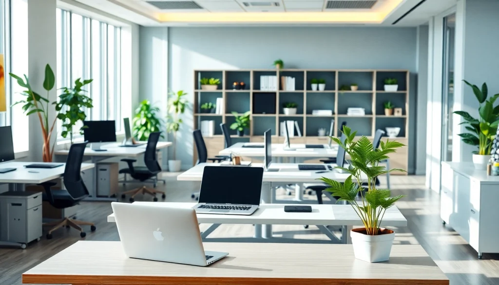 Das Büro von https://sicherlebensraum.de zeigt eine moderne und inspirierende Arbeitsumgebung.