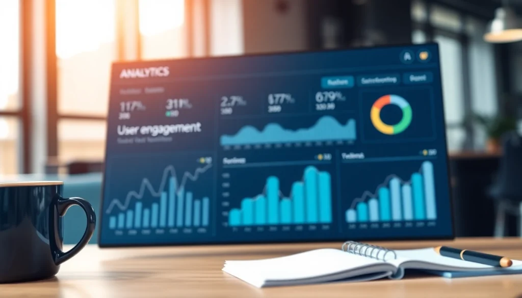 Analyze user engagement metrics on https://www.ound-ound.com with a sleek and professional dashboard view.