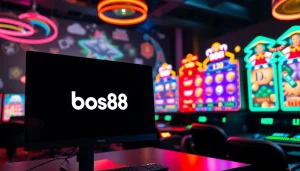 Rasakan ketegangan bermain di bos88 dengan suasana gaming yang energik.