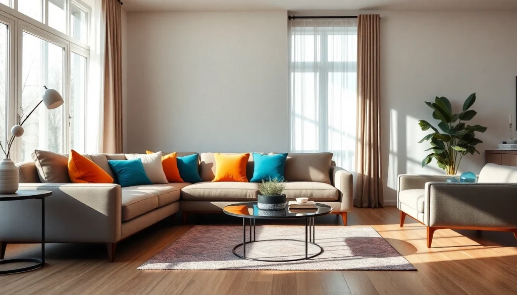 Enhance your space with modern furniture from https://merithome.co.uk in an elegantly designed room.