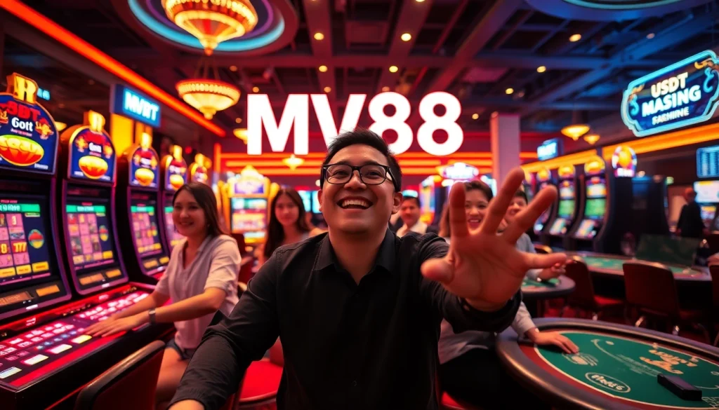 Exciting MV88 game platform showcasing immersive casino gameplay.