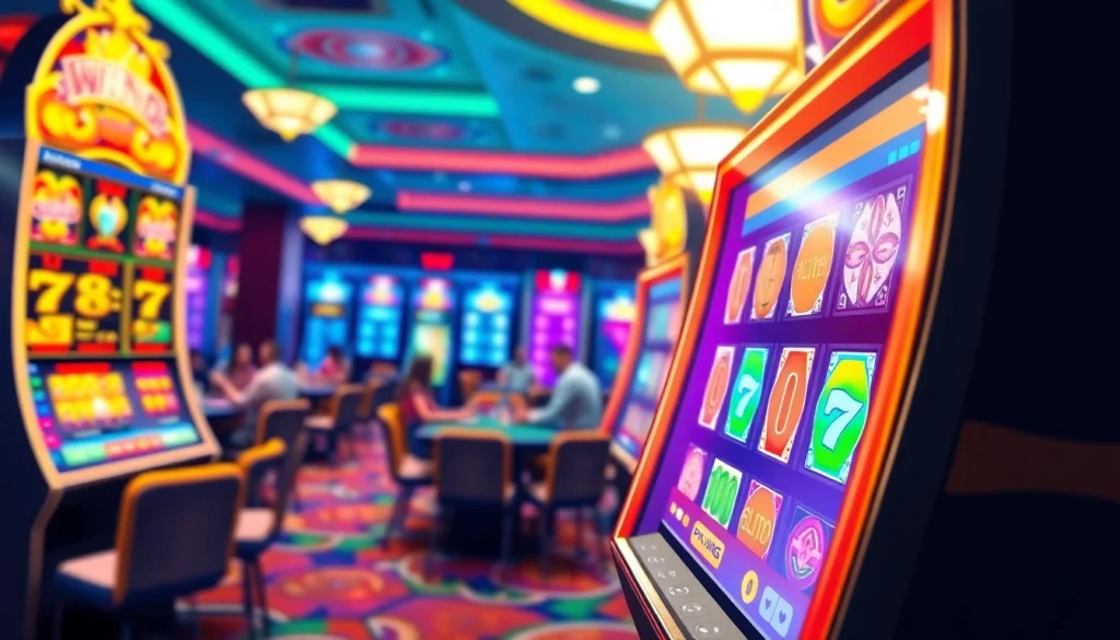 เล่นคาสิโนออนไลน์จากสล็อตแมชชีนที่มีสัญลักษณ์ได้รับรางวัลในบรรยากาศสบาย
