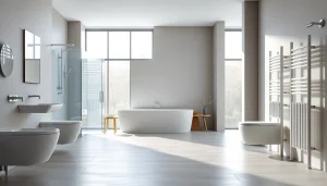 Entdecken Sie die eleganten sonni sanitär Produkte in einem modernen Badezimmer-Setting.