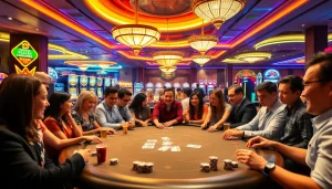 คาสิโนที่เสนอประสบการณ์การพนันที่น่าตื่นเต้นด้วยบรรยากาศและผู้คนที่มีพลัง