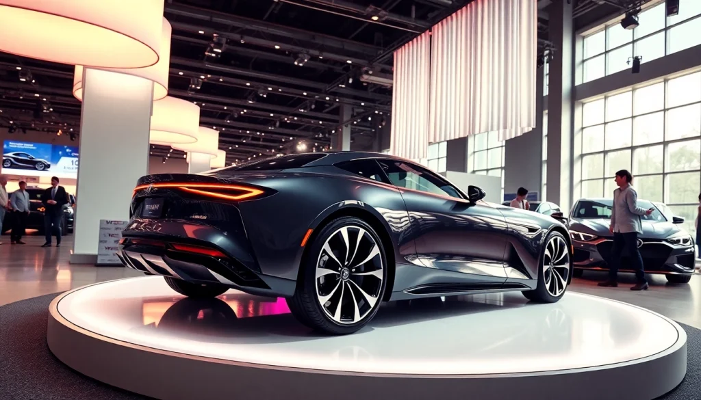 Experience the excitement of an Auto Cars Show with sleek vehicles and enthusiastic crowds.