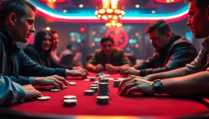 Menangkan permainan domino88 poker dengan suasana kasino yang penuh energi