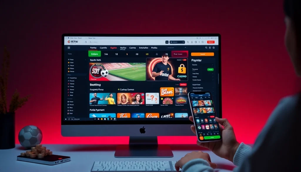 Online betting platform interface featuring af88 com with user-friendly navigation and vibrant game options.